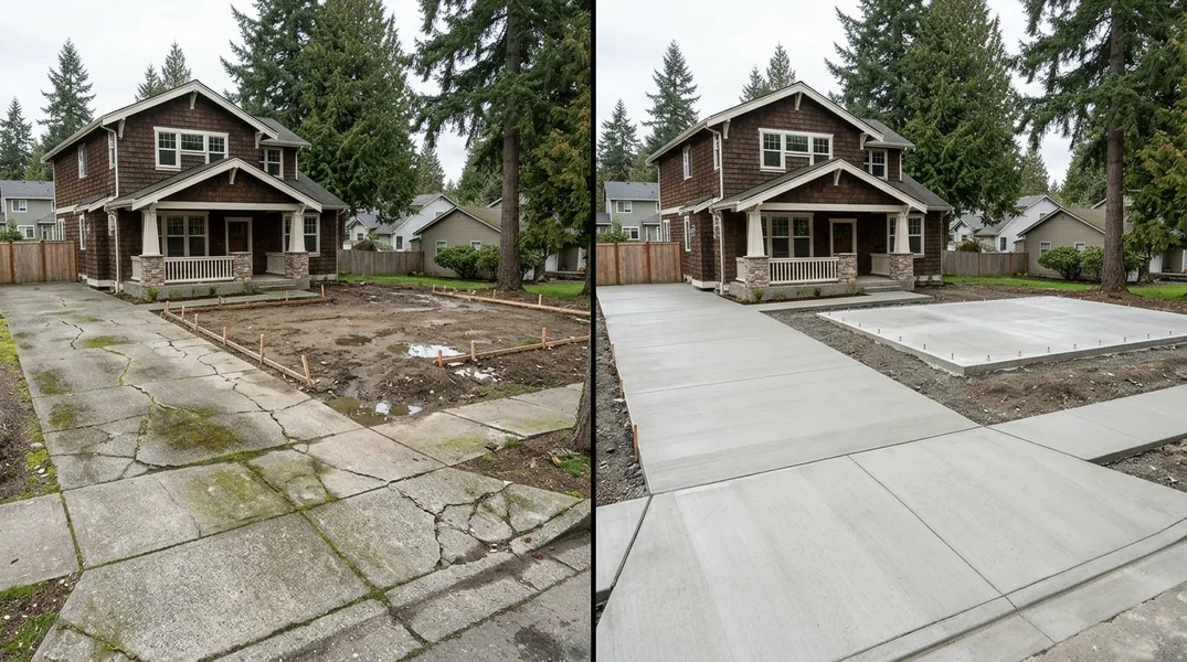 Result concrete in Everett - Everett Concrete Pros